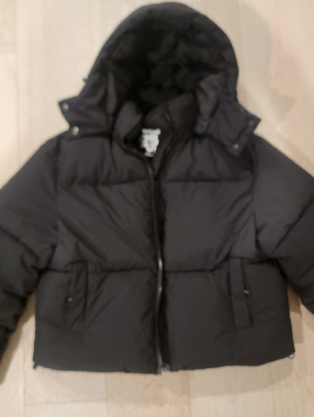 Garage Chill Puff Black Puffer Jacket – Size S/M